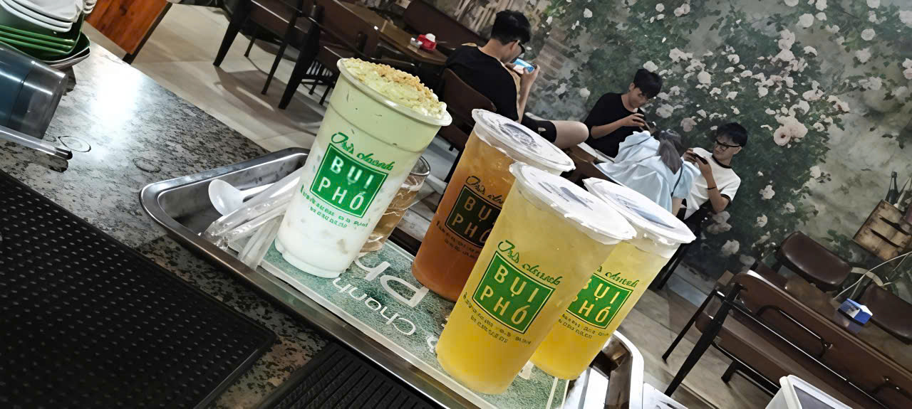 Trà chanh Bụi phố, phường Hà Tu
