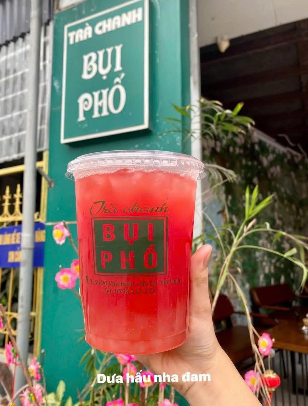Trà chanh Bụi phố, phường Hà Tu