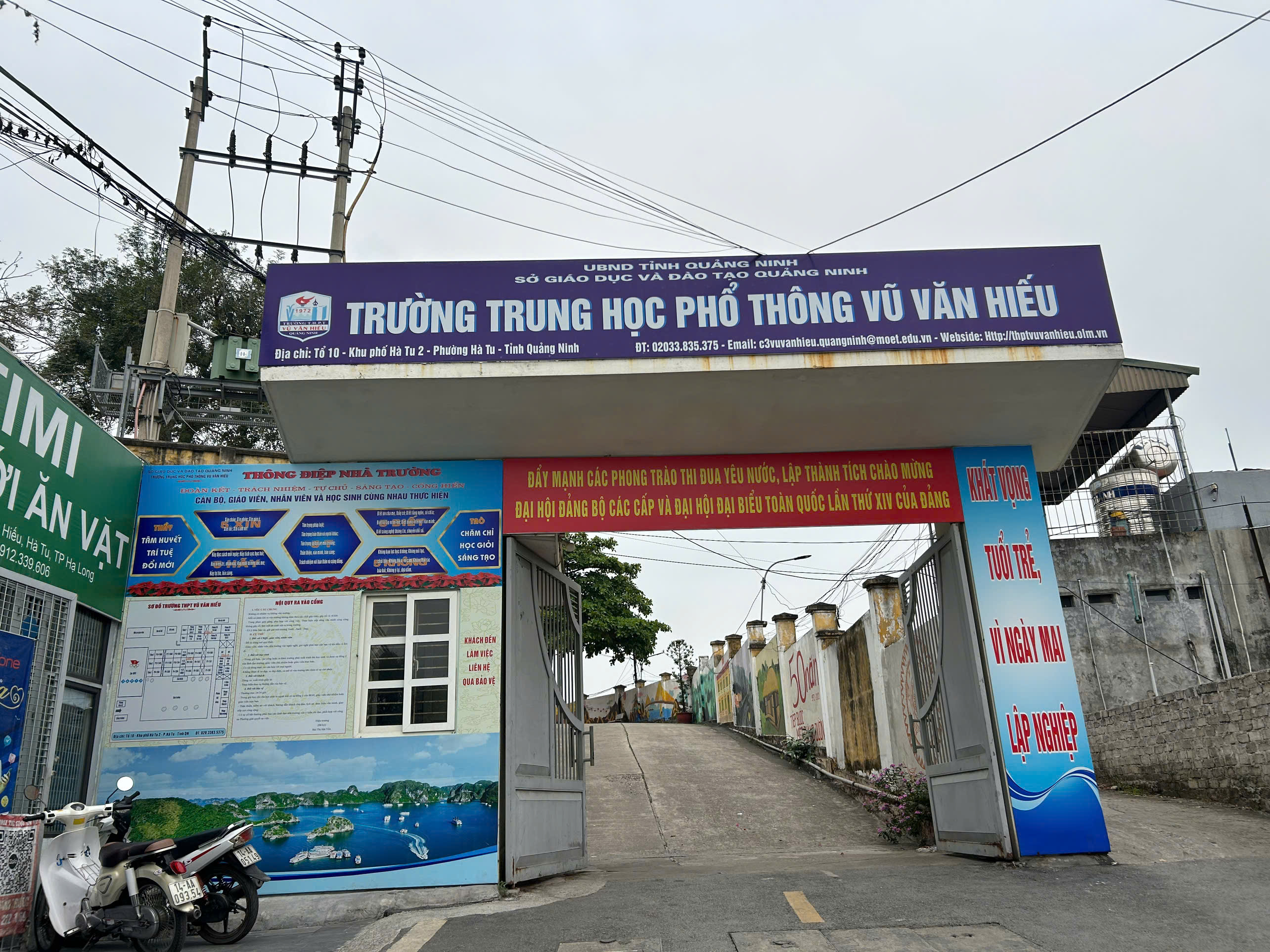 Trường THPT Vũ Văn Hiếu, phường Hà Tu