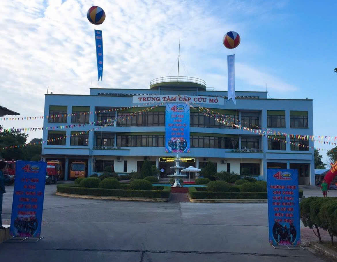Trung tâm cấp cứu mỏ Vinacomin, phường Hà Tu
